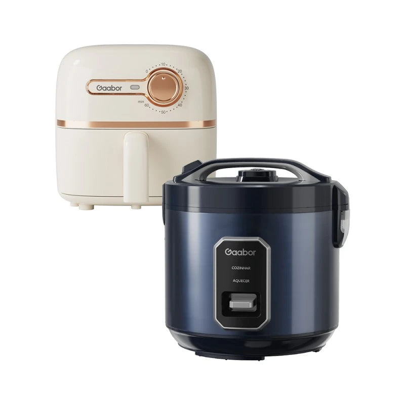 Kit Panela de Arroz Gaabor Marinus + Air Fryer Pocket