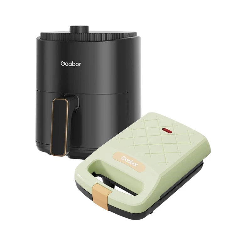 Sanduicheira Gaabor EDGE + Air Fryer UNI Analógica Kit