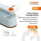 Gaabor Mini Pocket Sterilize Safe Steam Generator Iron Electricity HM-M03A