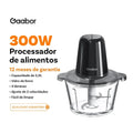 Venda em combo Gaabor Espremedor de frutas portátil USB 350 ml + 280 ml FP03T + Moedor de carne 2L MG-15M02A