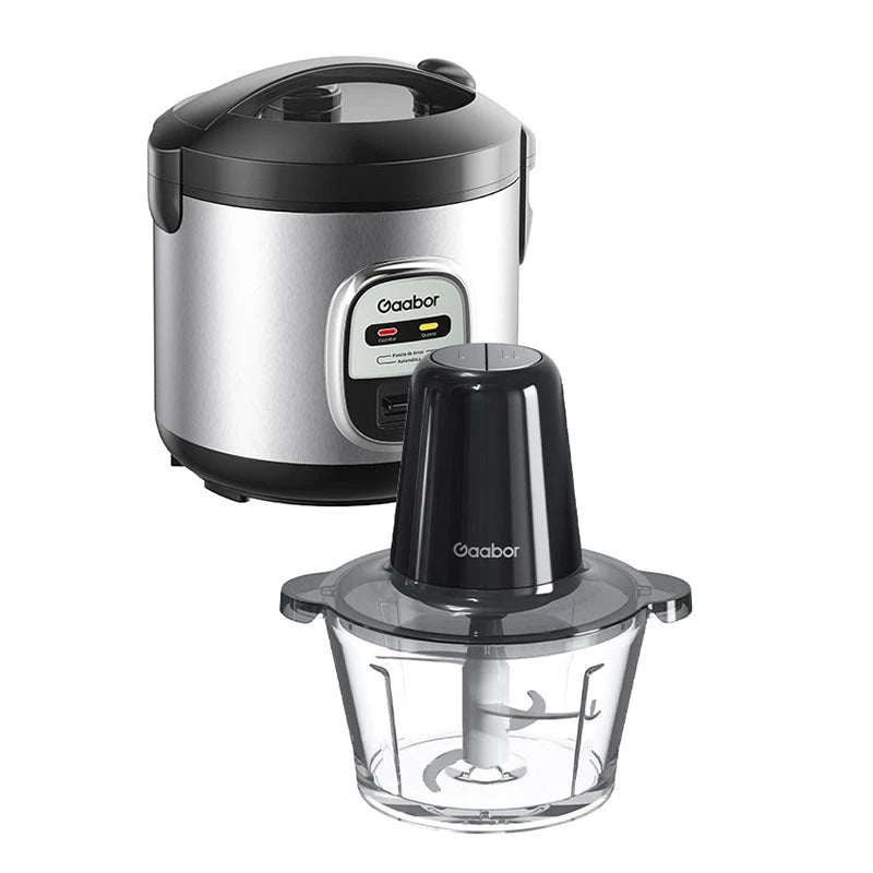 Gaabor Rice Cooker RC20M + Processador Multislice 2L MG-15M02A