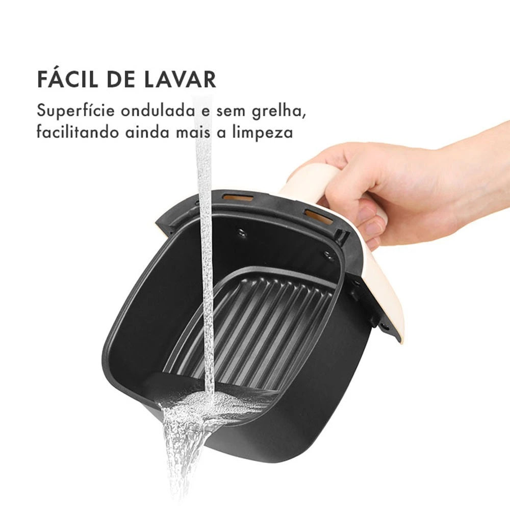 Venda em conjunto Gaabor Air Fryer 1,4L AF20M +Sanduicheira SM60M Assadeira Removível Antiaderente Fácil de Limpar
