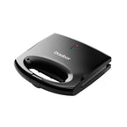 Sanduicheira Gaabor Preta 800W Dupla Face Antiaderente Compacta Leve Placa Grande EH-M03A