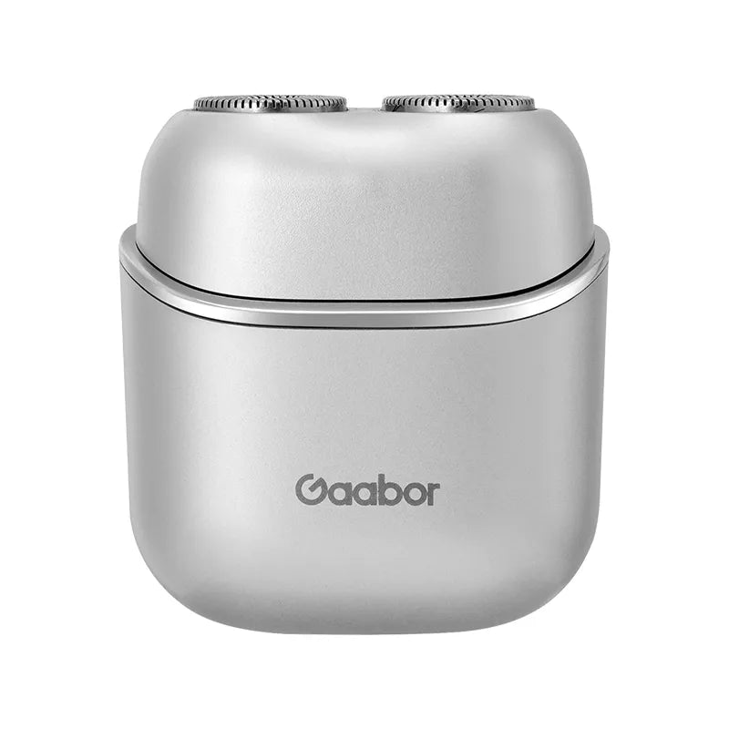 Gaabor Silver Pocket Electric Shaver and Razor for Men ER-T01A