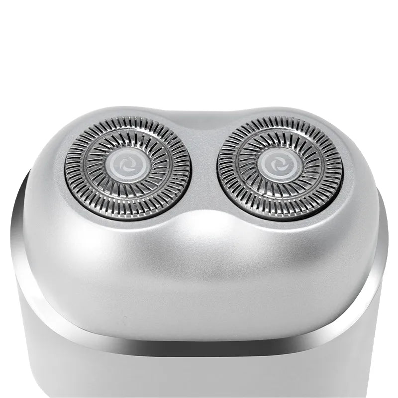 Gaabor Silver Pocket Electric Shaver and Razor for Men ER-T01A