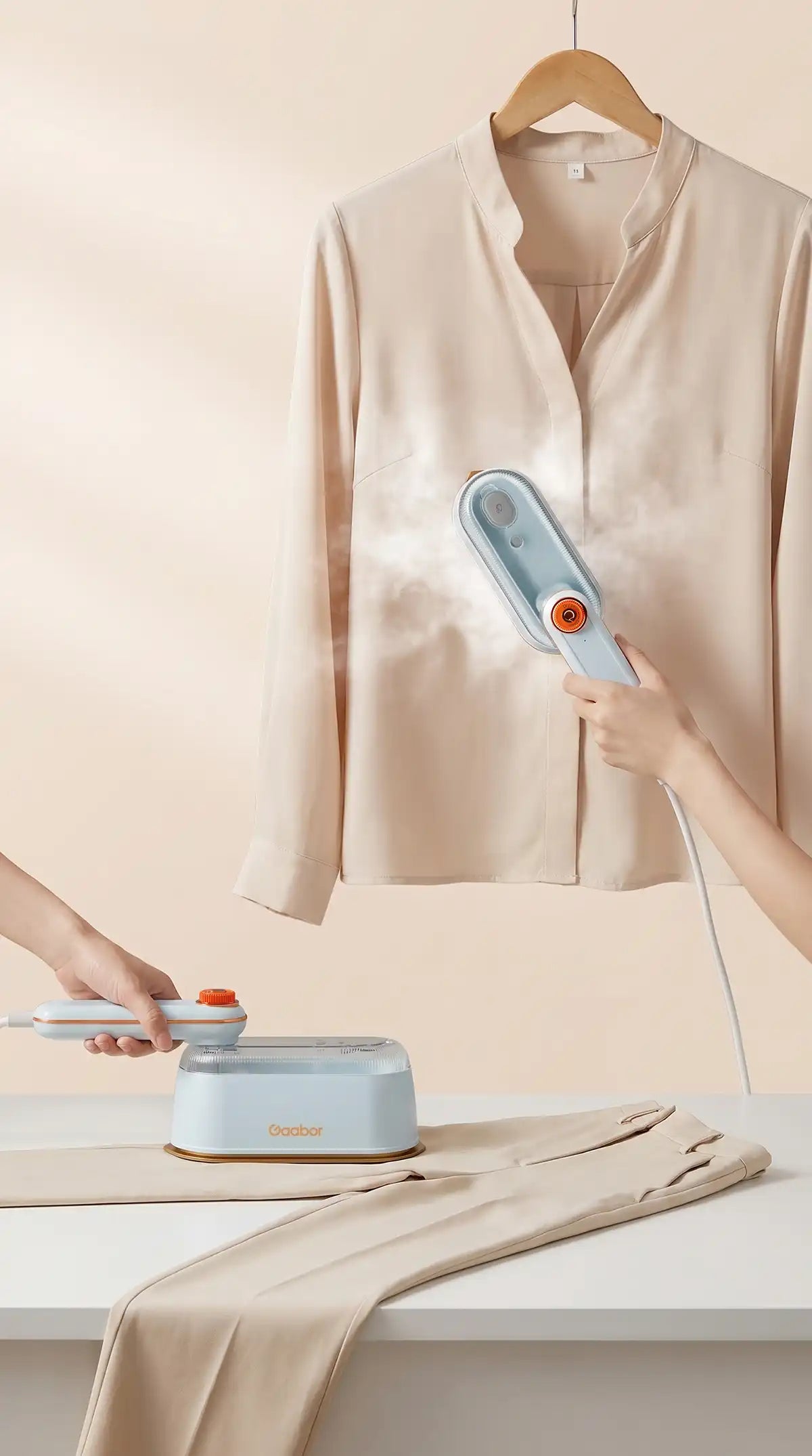 Gaabor Mini Pocket Sterilize Safe Steam Generator Iron Electricity HM-M03A