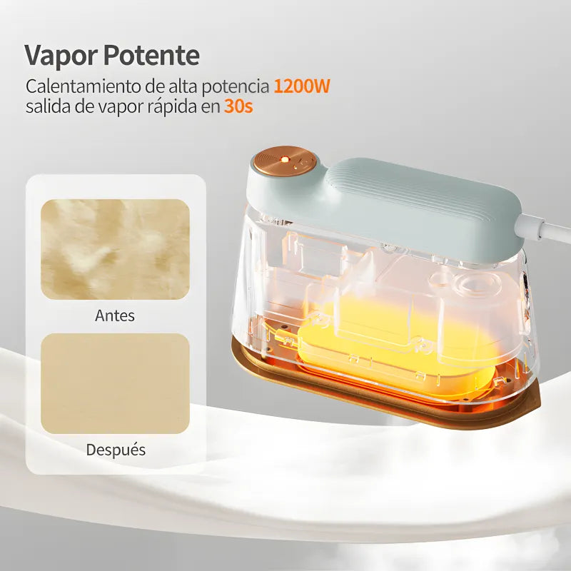 Plancha de vapor portátil Gaabor Fast Steam con guantes HM-M01AS