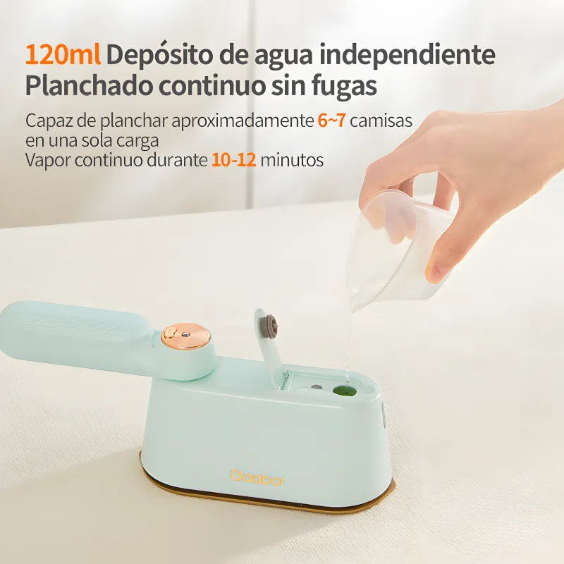 Plancha de vapor portátil Gaabor Fast Steam con guantes HM-M01AS