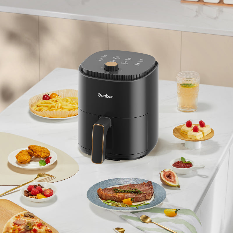 Gaabor 4L large capacity air fryer 8 function menus for multi-purpose use
