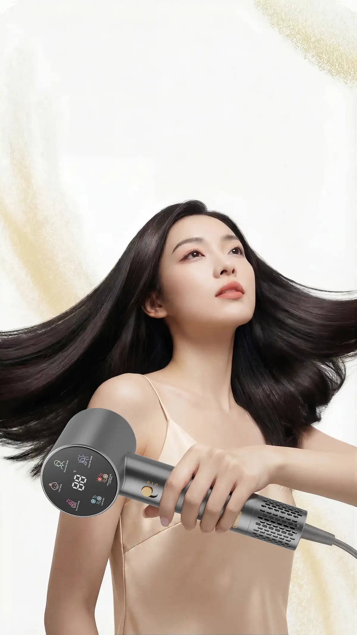 Gaabor 6 in 1 professional hair dryer with diffuser Black HD-M05Apro