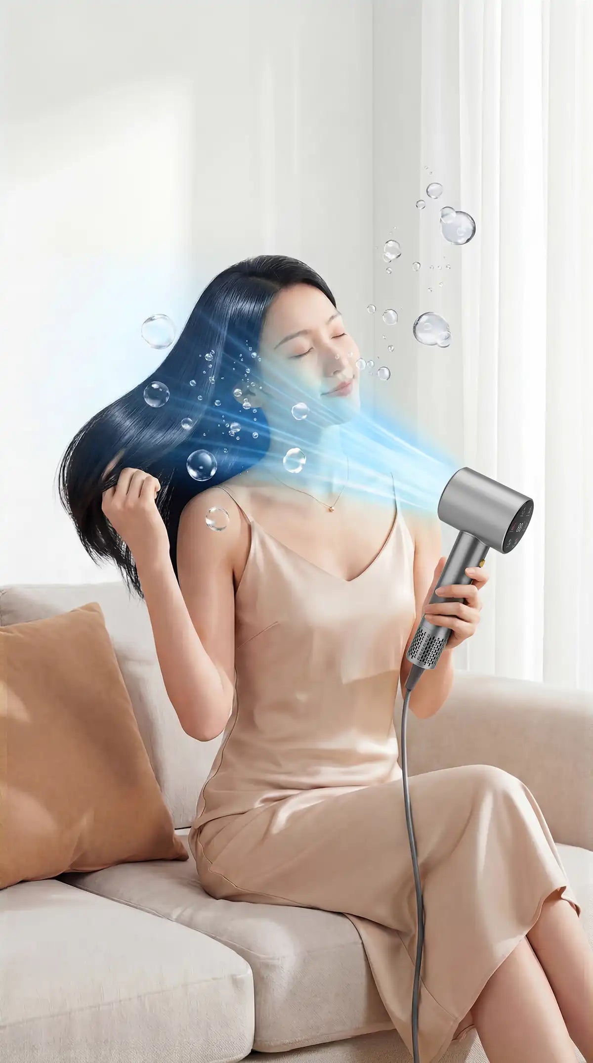 Gaabor 6 in 1 professional hair dryer with diffuser Black HD-M05Apro