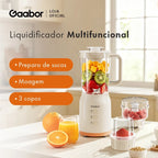 Processador multifuncional Gaabor 3-in-1, Crusher, Grinder, Juicer, 400W, Bivolt, JM-12E01APro