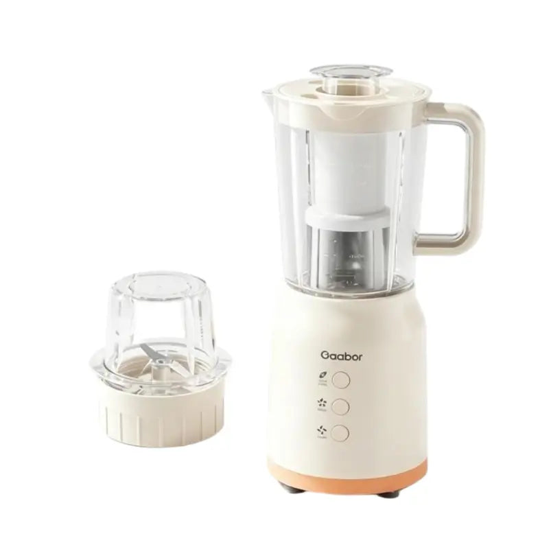 Processador de alimentos Gaabor 3 em 1 com 3 tigelas, 3 lâminas, bivolt, 400 W, aço inoxidável, JM-12E01A