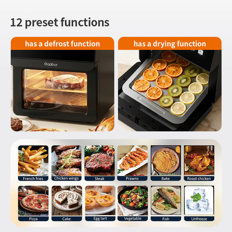 Gaabor Fritadeira Air Fryer​ Oven 12L 2000W AF-120T01