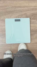 Gaabor Balanca Digital LED Grande Tela HD Ate 180kg Verde GWS-M03A