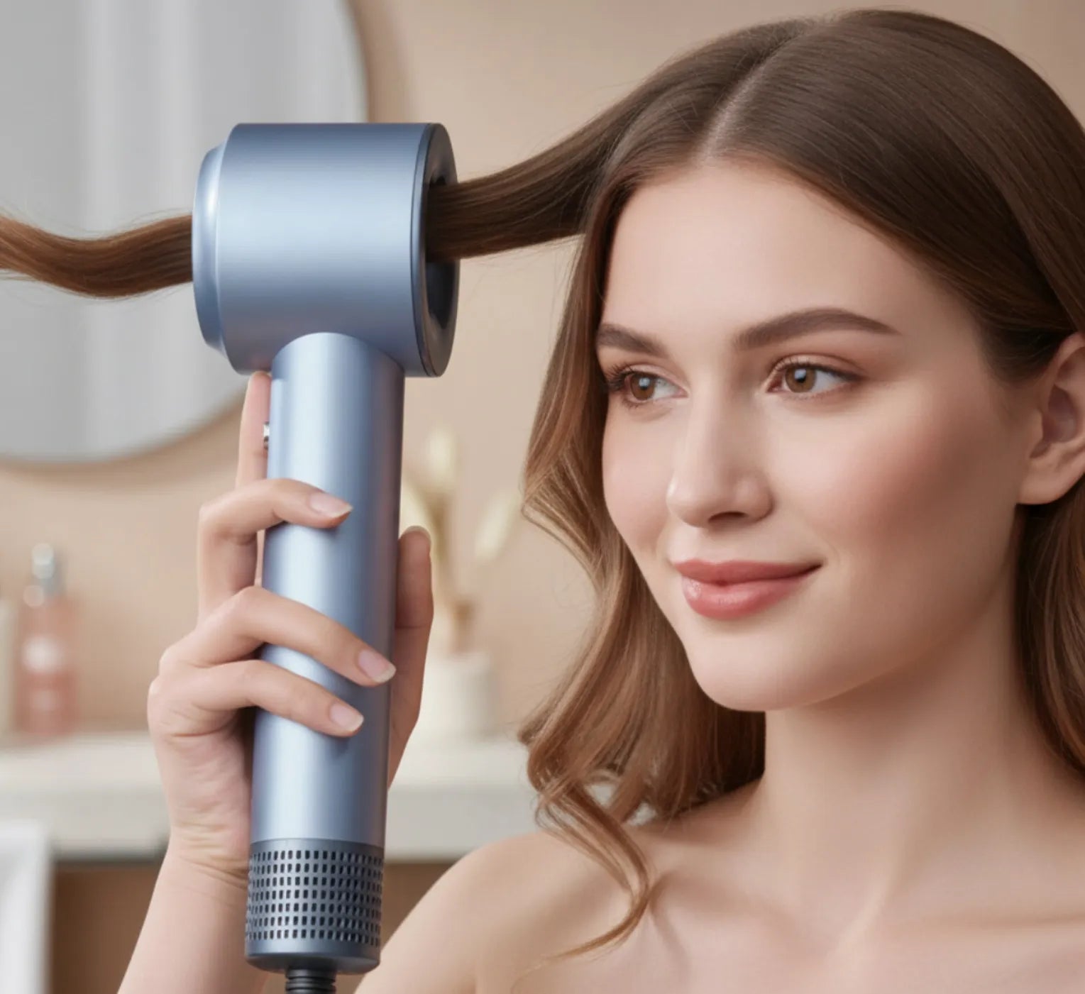 Secador de pelo iónico cerámico Gaabor Radiance con difusor blanco HD-M01A