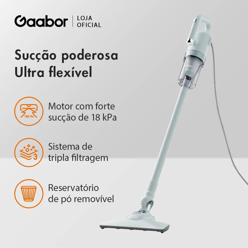 Gaabor 2-in-1 Corded Vacuum Cleaner with 4.5m Cord, Strong Suction 18000Pa, Washable Filter, 0.5L CW-18M02A