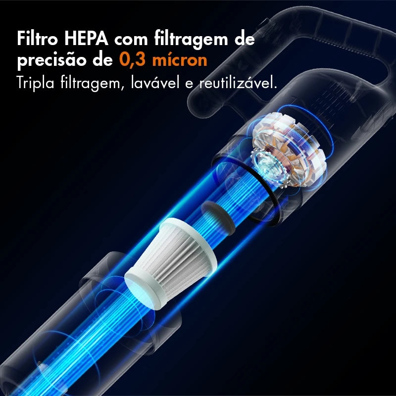 Gaabor 2-in-1 Corded Vacuum Cleaner with 4.5m Cord, Strong Suction 18000Pa, Washable Filter, 0.5L CW-18M02A