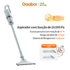 Gaabor 2-in-1 Corded Vacuum Cleaner with 4.5m Cord, Strong Suction 18000Pa, Washable Filter, 0.5L CW-18M02A